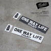 EVILACT "ONE WAY LIFE" sticker L画像