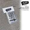 EVILACT ONE WAY LIFE SIGN sticker metallic hairline S画像