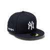 NEW ERA 59FIFTY MLB Old English ニューヨーク・ヤンキース ネイビー 14307689画像