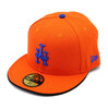 NEW ERA 59FIFTY MLB Upside Down ニューヨーク・メッツ オレンジ 14388821画像