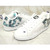 DC SHOES WOMEN'S COURT GRAFFIK SE WHITE/OCEAN/M SILVER (HOS) 301043 HOS画像