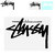 STUSSY Small Original Stock Sticker 137269画像