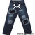 A BATHING APE BAPE KIDS MILO DAMAGE DENIM PANTS INDIGO 2A30-350-012画像