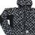 A BATHING APE ABC DOT HOODIE JACKET BLACK 1B30-140-009画像