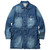 FUCT SSDD DENIM ENGINEER COAT (HARD WASH) 7525画像