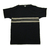 BLACK SIGN Horizontal Striped Chest Panel Short Sleeve Tee Shirts BSSN-16307B画像