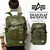 ALPHA INDUSTRIES SWAN FLAP BACKPACK KHAKI画像