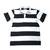 BARBARIAN S/S RUGBY JERSEY/black x white画像