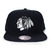 Mitchell & Ness CHICAGO BLACKHAWKS BASIC SOLID LOGO SNAPBACK BLACKxWHITE LVMNCBH065画像