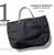 CHARLIE BORROW 20"HANDLE WORKMAN TOTE BLACK CB002画像