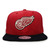 Mitchell & Ness DETROIT RED WINGS SANDY OFF WHITE SNAPBACK REDxBLACK LVMNDRW043画像