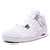 NIKE AIR JORDAN IV RETRO "PURE MONEY" "MICHAEL JORDAN" "LIMITED EDITION for JORDAN BRAND" WHT/SLV 308497-100画像