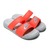 NIKE WMNS BENASSI DUO ULTRA SLIDE SOLAR RED/WOLF GREY 819717-604画像