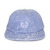 HUF BLEACHED DENIM CREST 6 PANEL STRAPBACK OVERBLEACHED SPLATTER HT00031画像