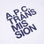 A.P.C. Transmission Tee WHITE画像