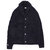 Barefoot Dreams for RHC Ron Herman Men's Cable Shawl Cardigan BLACK画像