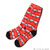 Coca-Cola by UBIQ REFRESHED PATTERN SOCKS RED UQ17-S015-RED画像