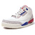 NIKE AIR JORDAN 3 RETRO "INTERNATIONAL FLIGHT" "MICHAEL JORDAN" "LIMITED EDITION for JORDAN BRAND" O.WHT/GRY/BLU/RED 136064-140画像