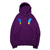 THE SIMPSONS x ATMOS LAB MARGE EMBROIDERY HOODIE PURPLE AL18F-PH03画像