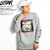 LEFLAH DENY PHOTO CREWNECK SWEAT -GRAY-画像