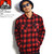 BEN DAVIS CHECK CPO JACKET -RED- G-8780011画像