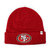 '47 Brand SAN FRANCISCO 49ERS KNIT BEANIE RED F-RKN27ACE-RD画像
