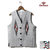 Ortega's CHIMAYO SQ VEST HEATHER GREY画像