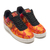 NIKE AIR FORCE 1 '07 PRM 3 GYM RED/ORNG PL-BLACK-CNYN GLD AT4144-601画像