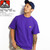 BEN DAVIS COTTON PIQUE ONE POINT S/S TEE -PURPLE- M-9580027画像