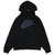 Supreme × NIKE 19FW Leather Applique Hooded Sweatshirt BLACK画像