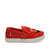 TOMS LUCA Red Elmo Faux Shearling Face/Canvas 10013649画像