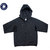 POST OVERALLS 3601 E-Z HOODIE MID WEIGHT POLY JERSEY dark charcoal heather画像