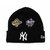 NEW ERA NEW YORK YANKEES WORLD CHAMPION BEANIE BLACK NR12638428画像