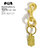 GLAD HAND SWIVEL SNAP KEY HOLDER -GOLD-画像