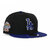 NEW ERA LOS ANGELES DODGERS 9FIFTY SNAPBACK CAP BLACK PURPLE KL70588060画像