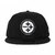 NEW ERA PITTSBURGH STEELERS 9FIFTY SNAPBACK CAP BLACK NEPS073画像