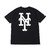 atmos x MLB × NEW ERA TEE -METS- BLACK MAT21-A003画像