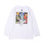 atmos × Acky Bright "SNEAKER PINKS" L/S TEE WHITE ACKY-001画像