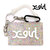 X-girl MILLS LOGO RUBBER PASS CASE MULTI 105211054018画像