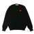 PLAY COMME des GARCONS × Invader V Neck Sweater BLACK画像