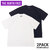 THE NORTH FACE PURPLE LABEL Pack Field Tee WHITExNAVY NT3364N画像