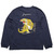 TAILOR TOYO LONG SLEEVE SUKA T-SHIRT EMBROIDERED "TIGER" TT69298画像