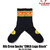 COOKMAN Rib Crew Socks CMLA logo Black 233-34948画像