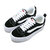 VANS Knu Stack BLACK/TRUE-WHITE VN000CP66BT画像