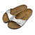 BIRKENSTOCK MADRID BS SILVER | BIRKO-FLOR | GOOD NARROW 40413画像