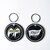 MOONEYES x EVILACT collaboration rubber key ring MOON-EV-KEY画像