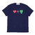 PLAY COMME des GARCONS 3COLOR HEART TEE AX-T186-051画像