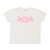 Black Eye Patch DON'T TOUCH BABY TEE WHITE画像