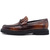 COLE HAAN AMERICAN CLASSICS BIT LOAFER CH DARK CHOCOLATE BOX BRUSH OFF/BLACK C39134画像