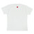 PLAY COMME des GARCONS BACKNECK RED HEART TEE WHITE AX-T340-051画像